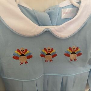 Cecil & Lou Turkey 12 month boy one piece